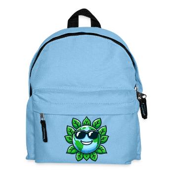 Cool Planet: Die umweltfreundliche Erde - Kinder Rucksack - Hellblau - Vorne