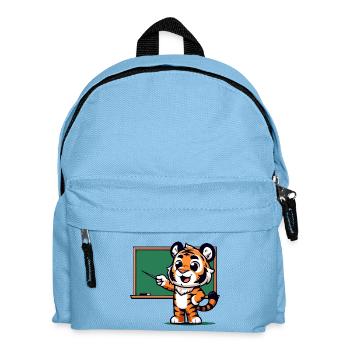 Die Klasse von Professor Tiger - Kinder Rucksack - Hellblau - Vorne