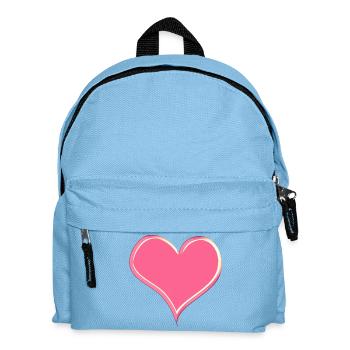 Heart ❤️ Love - Kids' Backpack - light blue - Front