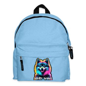 Petit Spitz Spitz Next Level Cyber Dog Cadeau - Sac à dos Enfant - bleu clair - Devant