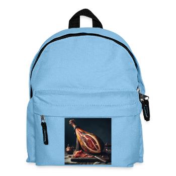 Serrano-Schinkenkeule - Kinder Rucksack - Hellblau - Vorne