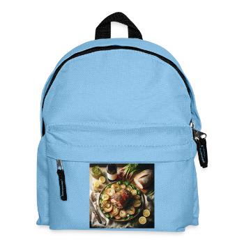Épaule de porc fanes de navet - Sac à dos Enfant - bleu clair - Devant