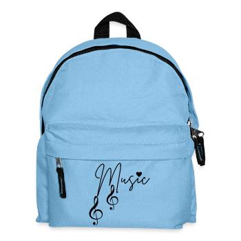 Musical Notes - Kids' Backpack - light blue - Front