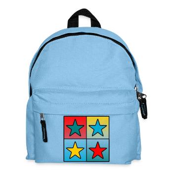 ETOILE. ETOILES. FÊTE. ANNIVERSAIRE. NOËL - Sac à dos Enfant - bleu clair - Devant