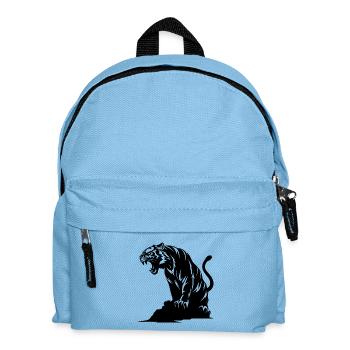 Tigre sur un rocher - Sac à dos Enfant - bleu clair - Devant