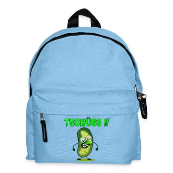 TSCHÜSS GURKEN - JOBWECHSEL KOLLEGEN - Kinder Rucksack - Hellblau - Vorne