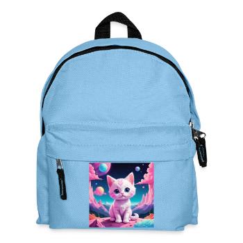 Chatons sur des planètes étrangères - Sac à dos Enfant - bleu clair - Devant