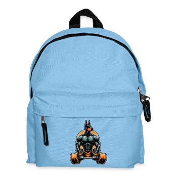 Muscle Dobermann Lifter - Sac à dos Enfant - bleu clair - Devant