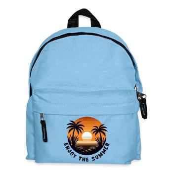 Enjoy the summer - Kids' Backpack - light blue - Front