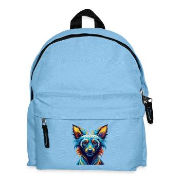 Peruvian Inca Orchid Dog Breed Cartoon Kawaii - Kids' Backpack - light blue - Front