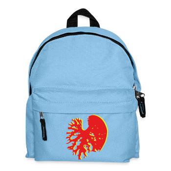 Herzblatt Rotgelb Catalpa - Kinder Rucksack - Hellblau - Vorne