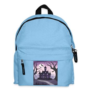 Gothic mansion. - Kids' Backpack - light blue - Front