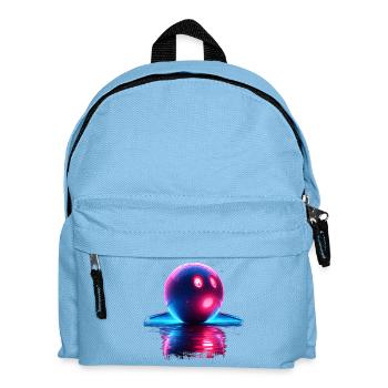Bowling Retrowave - Kinder Rucksack - Hellblau - Vorne