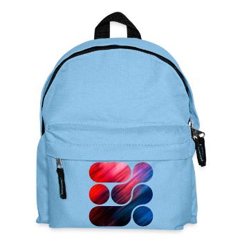 OCHOOO - Rouge et bleu - Sac à dos Enfant - bleu clair - Devant