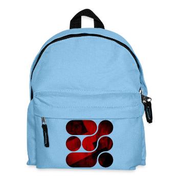 OCHOOO - Rouge sombre - Sac à dos Enfant - bleu clair - Devant