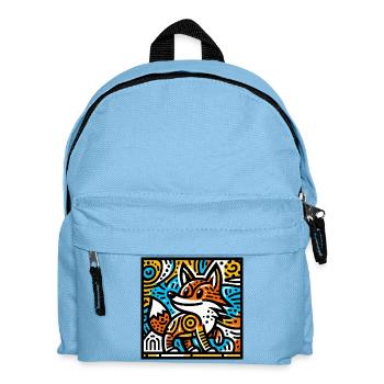 Fox - Kids' Backpack - light blue - Front