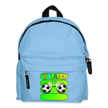 TEAM FOOTBALL TEAM NAME - Kids' Backpack - light blue - Front