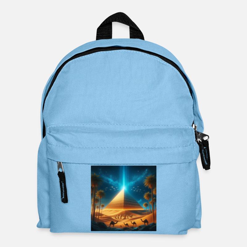 Pyramide 8 - Kinder Rucksack - Hellblau