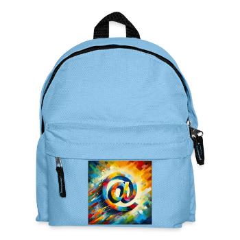 Symbol 7 - Kids' Backpack - light blue - Front