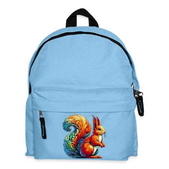Squirrel - Kids' Backpack - light blue - Front