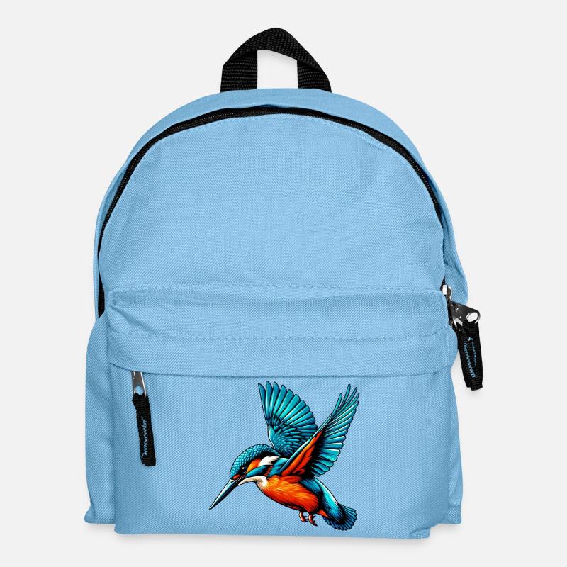 Martin-pêcheur - Sac à dos Enfant - bleu clair