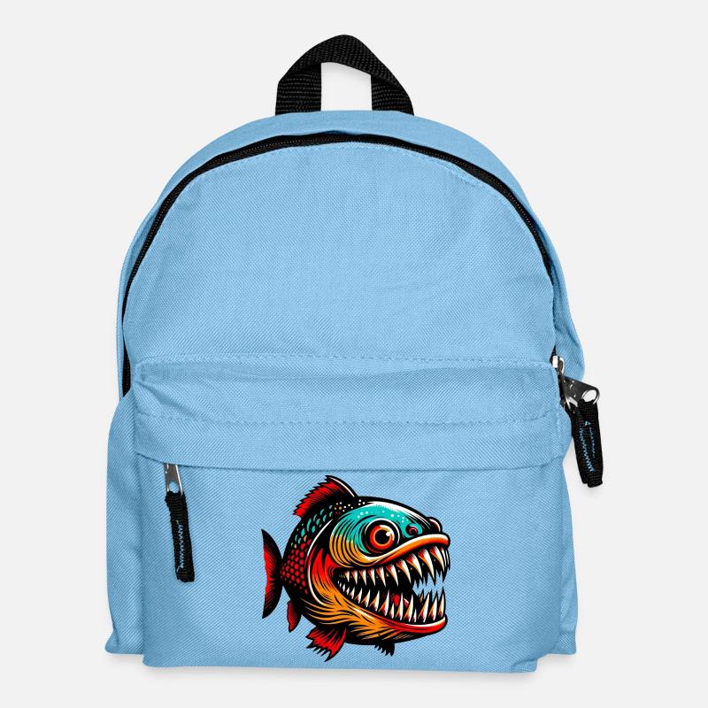 Piranha - Sac à dos Enfant - bleu clair