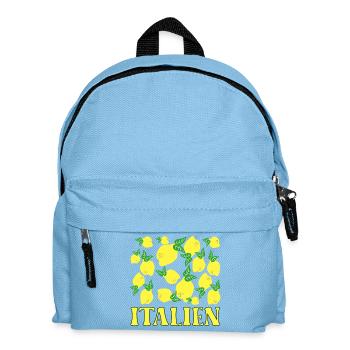 ITALIEN ZITRONEN LIMONEN - Kinder Rucksack - Hellblau - Vorne
