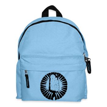 Eiscreme - Kinder Rucksack - Hellblau - Vorne