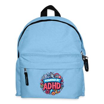 ADHS - Kinder Rucksack - Hellblau - Vorne