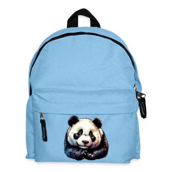 Panda - Kinder Rucksack - Hellblau - Vorne