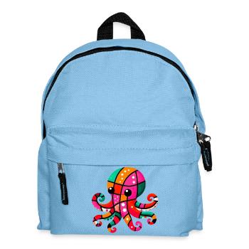 Pieuvre - Sac à dos Enfant - bleu clair - Devant