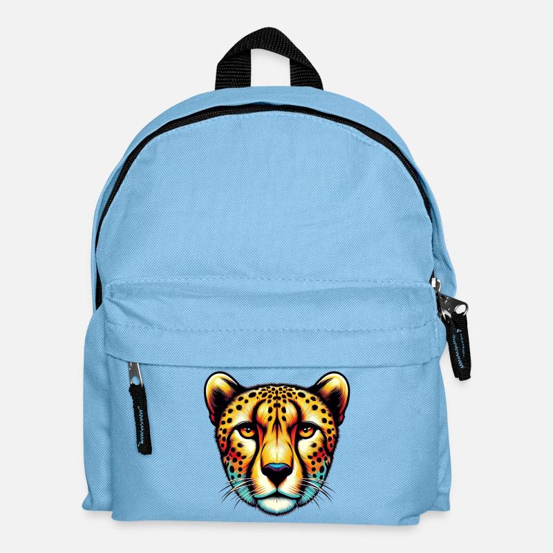 Gepard - Kinder Rucksack - Hellblau