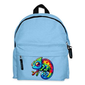 Chameleon - Kids' Backpack - light blue - Front