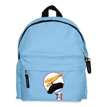 Made in France - Kids' Backpack - light blue - Front