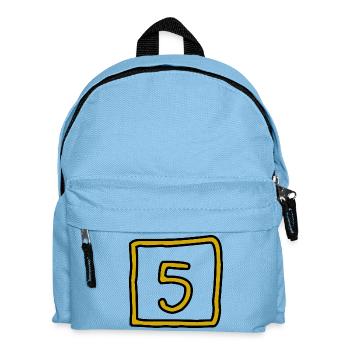 5. ANNIVERSARY. 5 YEARS. 5th ANNIVERSARY - Kids' Backpack - light blue - Front