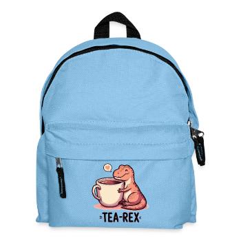 Thé Rex Thé Rex Cadeau de buveur de thé - Sac à dos Enfant - bleu clair - Devant
