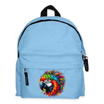 Perroquet - Sac à dos Enfant - bleu clair - Devant