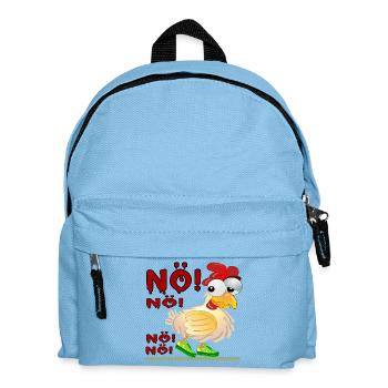 NÖ NEIN SAGEN - HÜHNER HÜHNERSTALL - Kinder Rucksack - Hellblau - Vorne