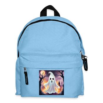 fantôme, halloween, faire peur - Sac à dos Enfant - bleu clair - Devant