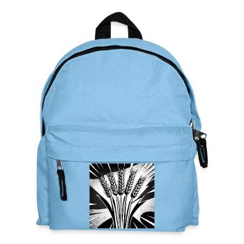 5 grain ears of wheat - Kids' Backpack - light blue - Front