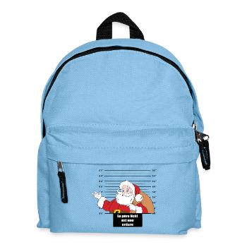 Santa Claus is a piece of garbage - Kids' Backpack - light blue - Front