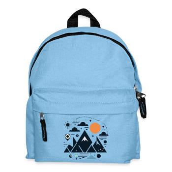 Gebirge - Kinder Rucksack - Hellblau - Vorne