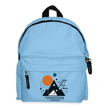 Gebirge - Kinder Rucksack - Hellblau - Vorne