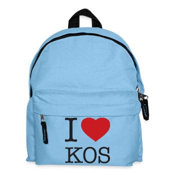 I LOVE KOS Greece Griechenland - Kids' Backpack - light blue - Front
