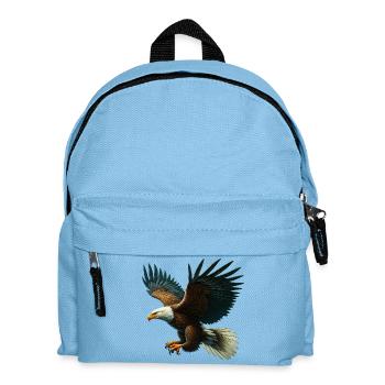 Adler - Kinder Rucksack - Hellblau - Vorne
