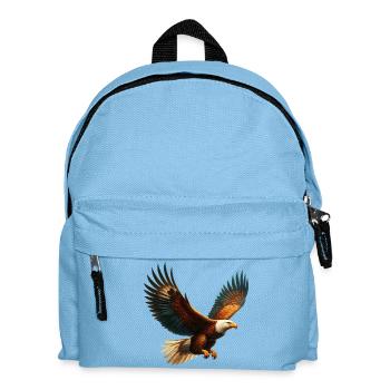 Adler - Kinder Rucksack - Hellblau - Vorne