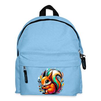 Squirrel - Kids' Backpack - light blue - Front