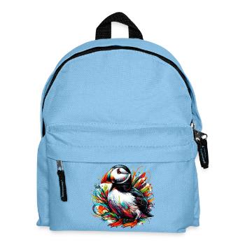 Puffin - Kids' Backpack - light blue - Front