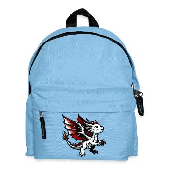 Dragon - Kids' Backpack - light blue - Front