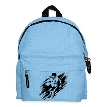 Football Player Graffiti - Kids' Backpack - light blue - Front